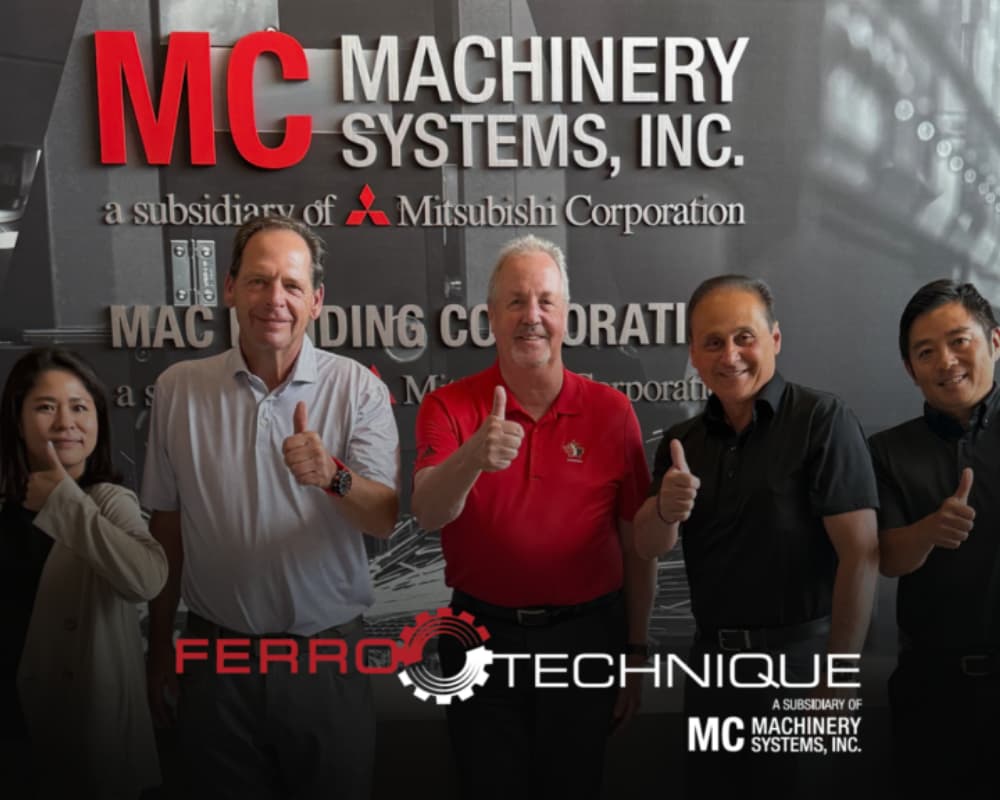 MC Machinery, Kanada’daki EDM hizmetlerini Ferro-Technique’e devretti